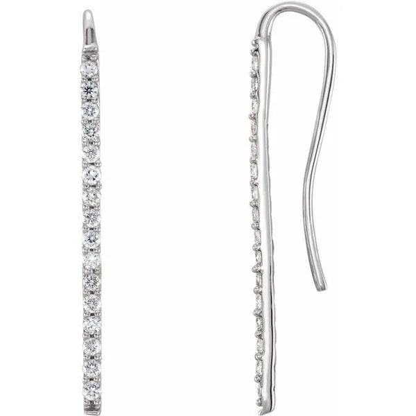 Bar Earrings Long Jewelers Chesapeake, VA