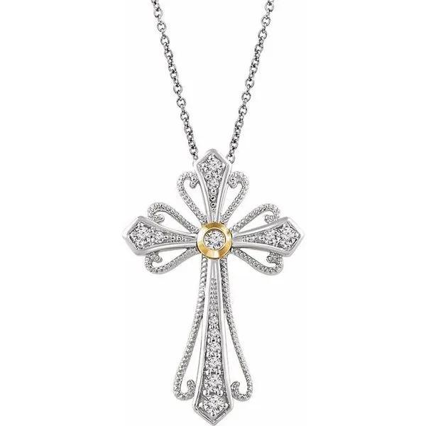 Beaded Cross Pendant Image 3 Bauble Patch Jewelers Comstock Park, MI