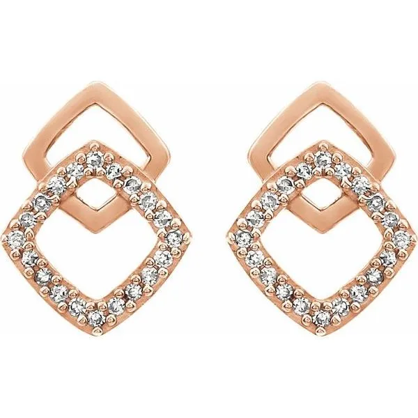 Geometric Earrings Image 2 Scirto's Jewelry Lockport, NY