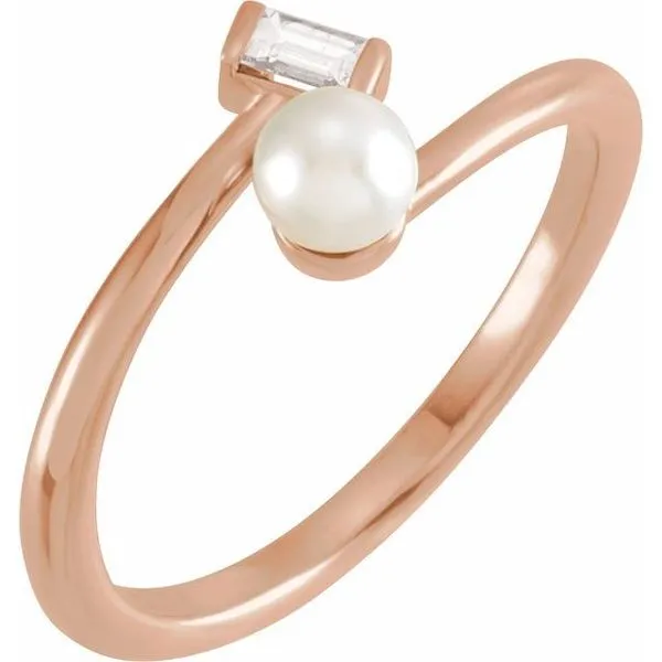 Pearl Bypass Ring J. Meredith Jewelers Delafield, WI