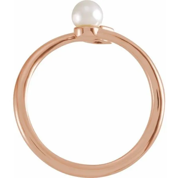 Pearl Bypass Ring Image 2 Holly's Jewelry Mountain Home, AR