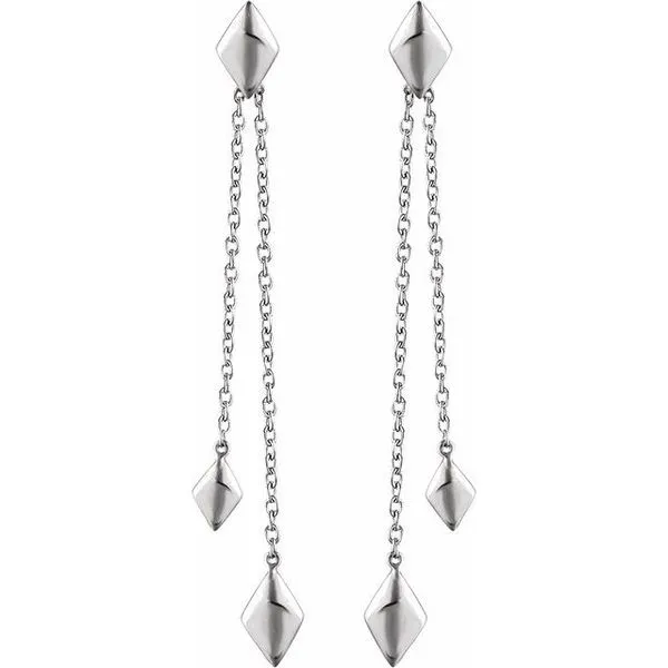 Chain Earrings Image 2 Delfine's Jewelry Charleston, WV