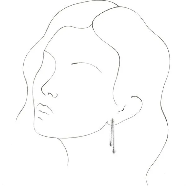 Chain Earrings Image 3 Comstock Jewelers Edmonds, WA