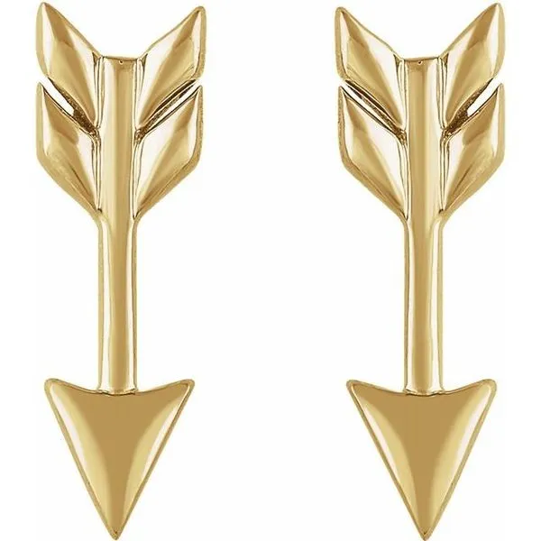 Arrow Earrings Image 2 Hopman Jewelers Elkhart, IN