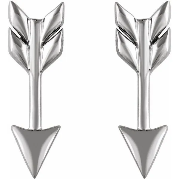 Arrow Earrings Image 2 Delfine's Jewelry Charleston, WV