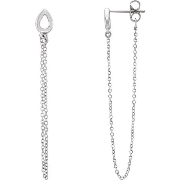 Leaf Chain Earrings Comstock Jewelers Edmonds, WA