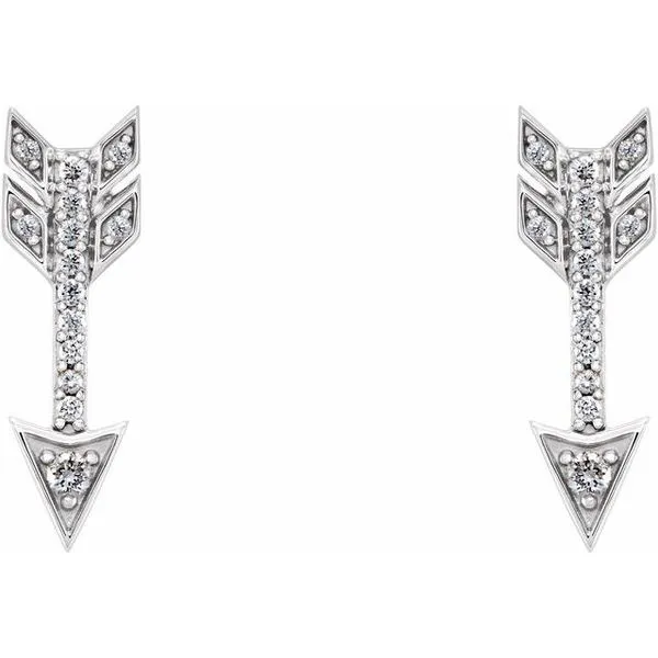 Arrow Earrings Image 2 Long Jewelers Chesapeake, VA