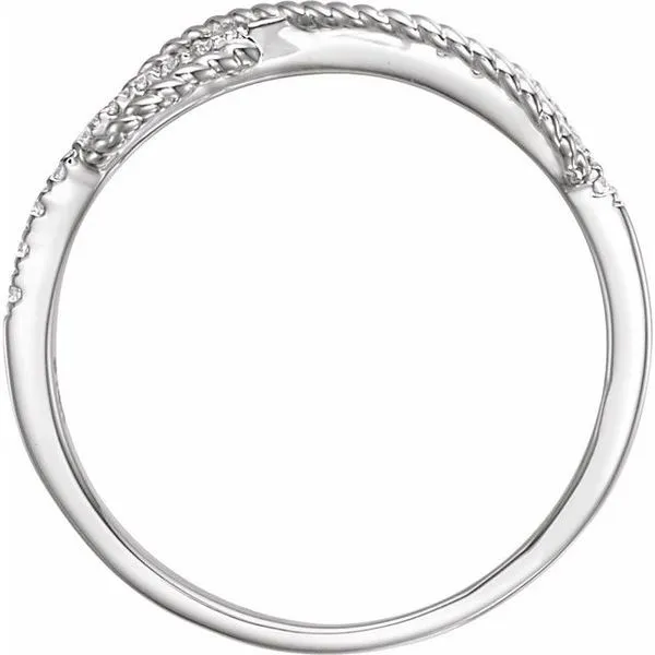 Accented Infinity-Inspired Ring Image 2 Holly's Jewelry Mountain Home, AR