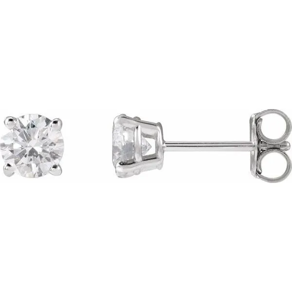 Round 4-Prong Lightweight Stud Earrings The Diamond Shop, Inc. Lewiston, ID