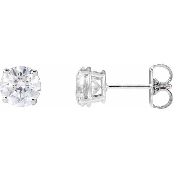Round 4-Prong Lightweight Stud Earrings The Diamond Shop, Inc. Lewiston, ID
