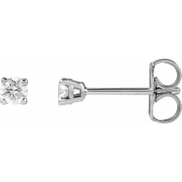 Round 4-Prong Lightweight Stud Earrings D'Errico Jewelry Scarsdale, NY