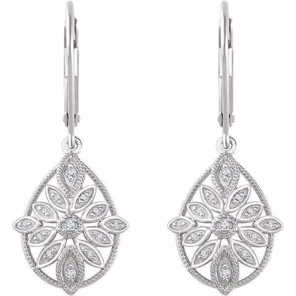 Granulated Filigree Earrings Image 2 Hart's Jewelers Grants Pass, OR