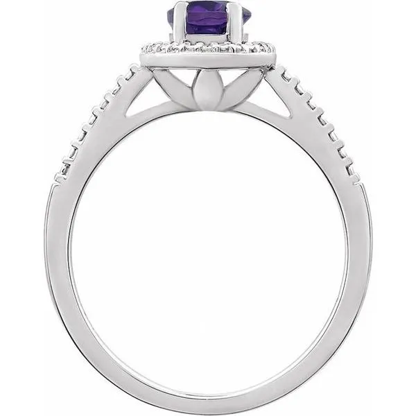 Halo-Style Ring Image 2 Rasmussen Jewelers Spanish Fork, UT