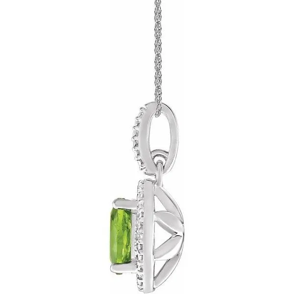 Halo-Style Necklace Image 2 J. Meredith Jewelers Delafield, WI