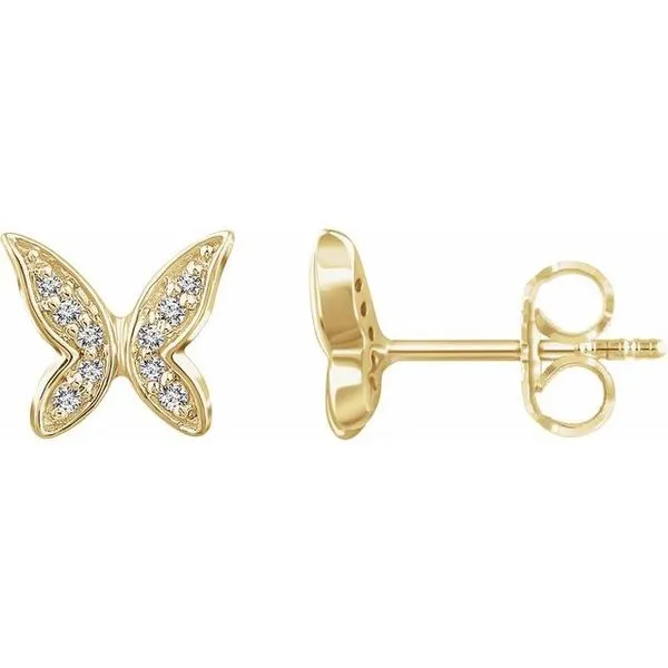 Youth Butterfly Earrings Long Jewelers Chesapeake, VA
