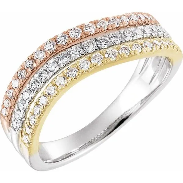 Accented Stacked Ring M. J. Thomas Jewelers, Ltd. Stratford, CT