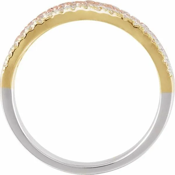 Accented Stacked Ring Image 2 Long Jewelers Chesapeake, VA