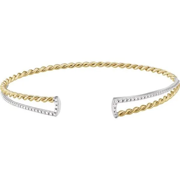 Twisted Rope Cuff Bracelet James Wolf Jewelers Mason, OH
