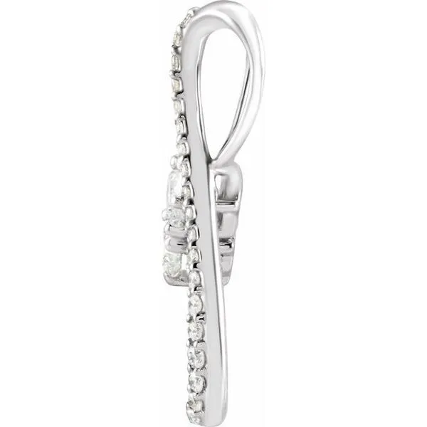 Infinity-Inspired Pendant Image 2 Rasmussen Jewelers Spanish Fork, UT