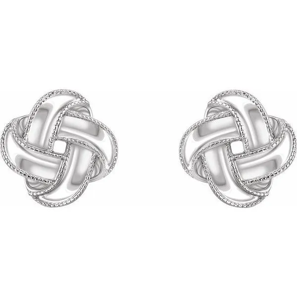 Knot Earrings Image 2 Comstock Jewelers Edmonds, WA