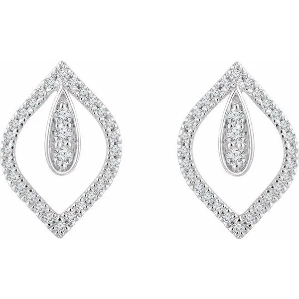 Freeform Earrings Image 2 Long Jewelers Chesapeake, VA