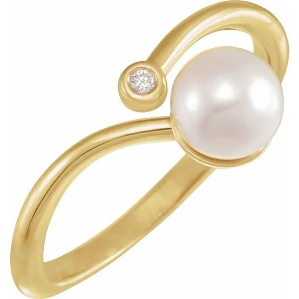 Freeform Pearl Ring Hart's Jewelers Grants Pass, OR