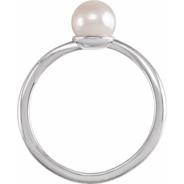 Freeform Pearl Ring Image 2 Rasmussen Jewelers Spanish Fork, UT
