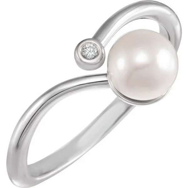 Freeform Pearl Ring Long Jewelers Chesapeake, VA