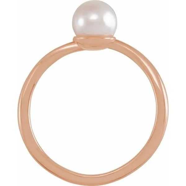 Freeform Pearl Ring Image 2 Hart's Jewelers Grants Pass, OR