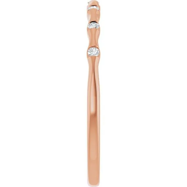 Accented Stackable Ring Image 4 Milan's Jewelry Inc Sarasota, FL