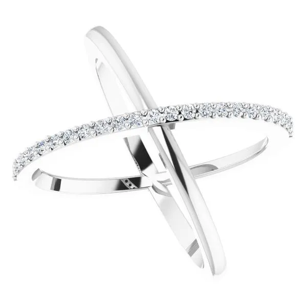 Criss-Cross Ring Image 5 Rasmussen Jewelers Spanish Fork, UT