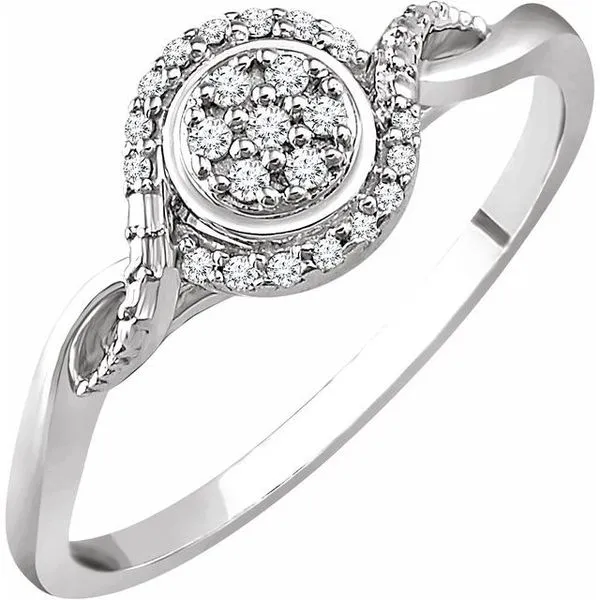 Cluster Promise Ring J. Meredith Jewelers Delafield, WI