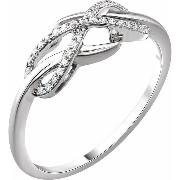 Accented Infinity-Inspired Ring Hart's Jewelers Grants Pass, OR