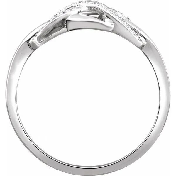 Accented Infinity-Inspired Ring Image 2 Hart's Jewelers Grants Pass, OR