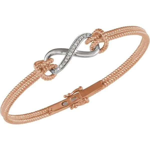 Infinity Rope Bangle Bracelet Image 3 Rasmussen Jewelers Spanish Fork, UT