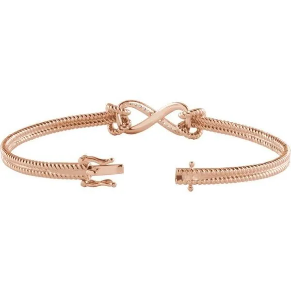 Infinity Rope Bangle Bracelet Image 2 Rasmussen Jewelers Spanish Fork, UT