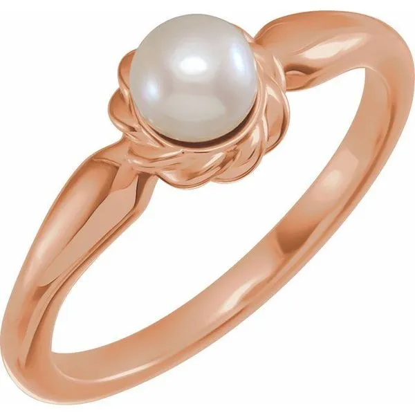 Pearl Halo-Style Rope Ring Spath Jewelers Bartow, FL