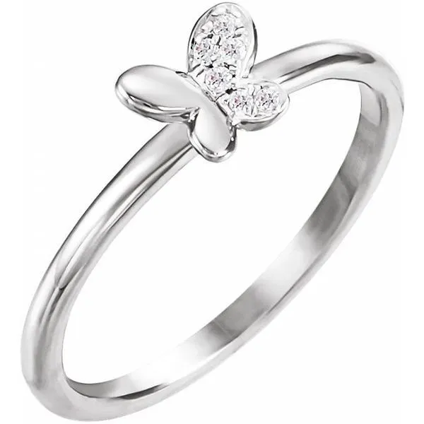 Youth Butterfly Ring James Wolf Jewelers Mason, OH