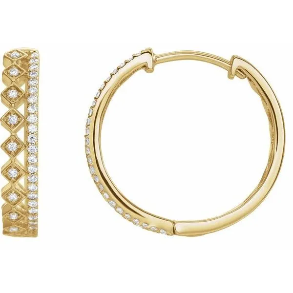 Geometric Hoop Earrings Avitabile Fine Jewelers Hanover, MA