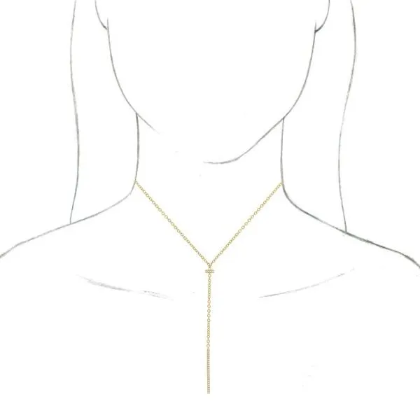 Bar Y Necklace Image 3 Avitabile Fine Jewelers Hanover, MA