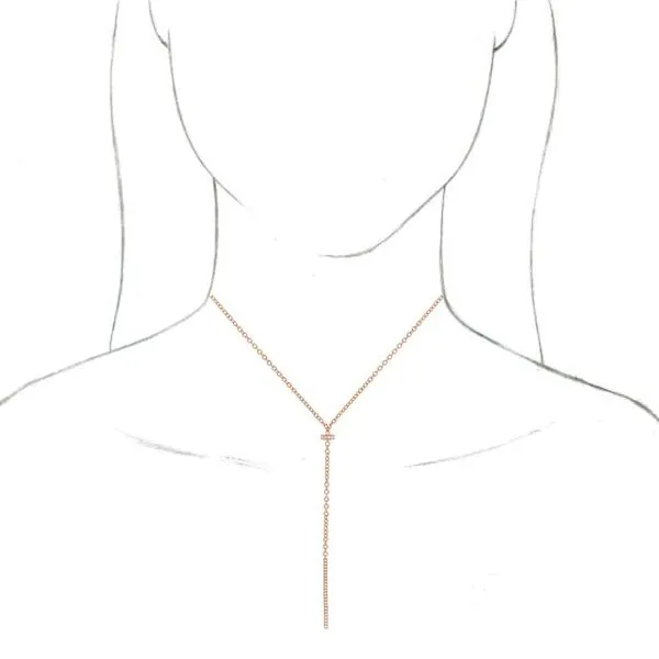 Bar Y Necklace Image 3 Avitabile Fine Jewelers Hanover, MA