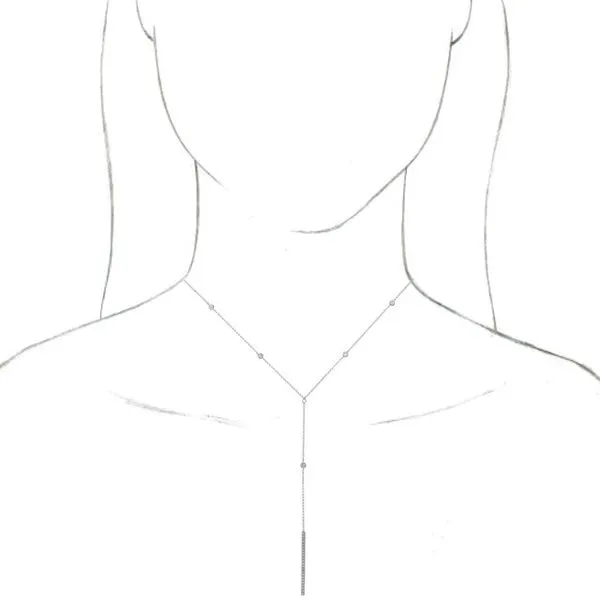 Bar Y Necklace Image 3 Hopman Jewelers Elkhart, IN