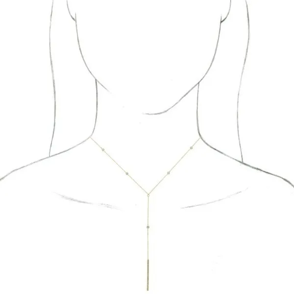 Bar Y Necklace Image 3 Hopman Jewelers Elkhart, IN