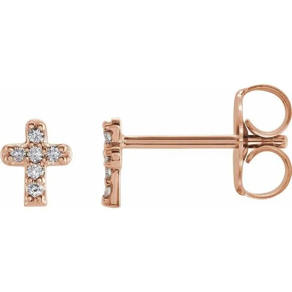 Youth Cross Earrings Henry B. Ball Jewelers Canton, OH