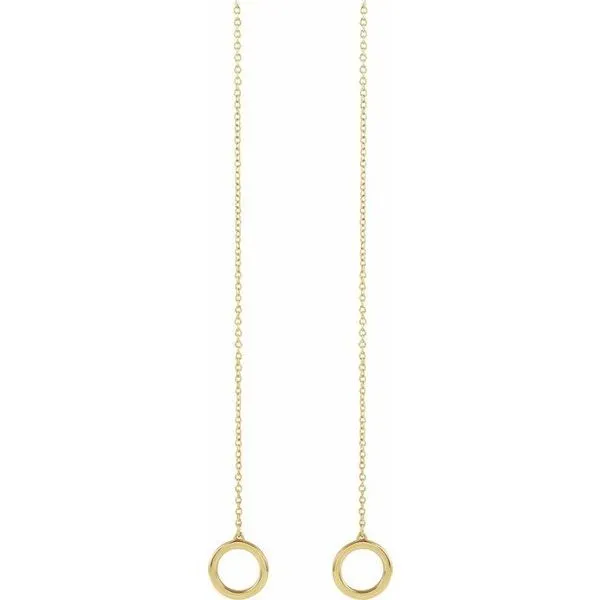 Geometric Chain Earrings Delfine's Jewelry Charleston, WV