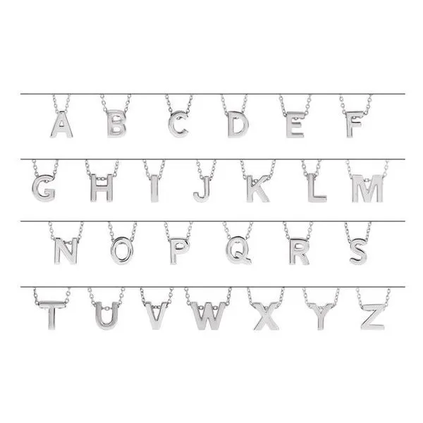 Initial Necklace Image 3 D'Errico Jewelry Scarsdale, NY