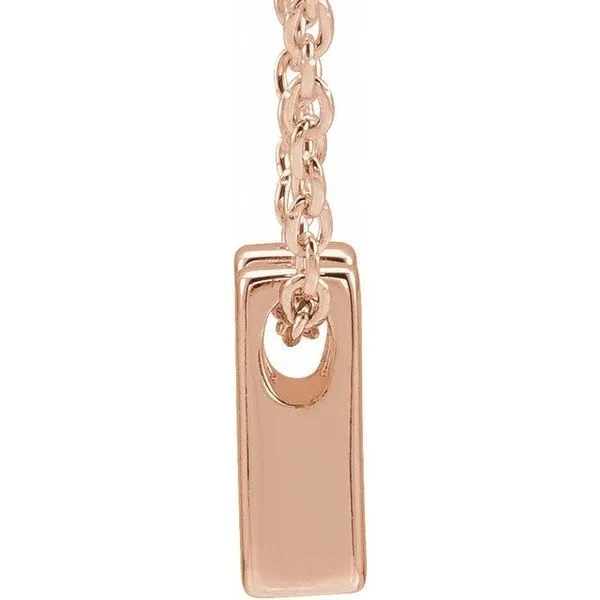 Initial Necklace Image 2 James Wolf Jewelers Mason, OH