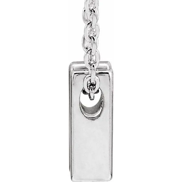 Initial Necklace Image 2 John E. Koller Jewelry Designs owasso, OK