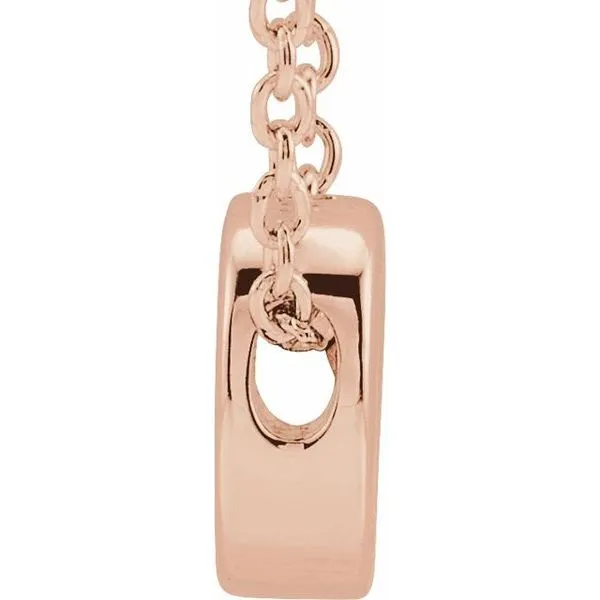 Initial Necklace Image 2 Comstock Jewelers Edmonds, WA