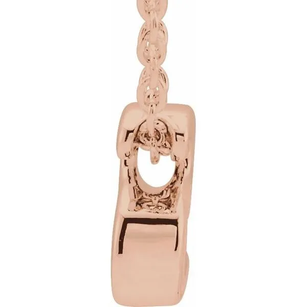 Initial Necklace Image 2 John E. Koller Jewelry Designs owasso, OK